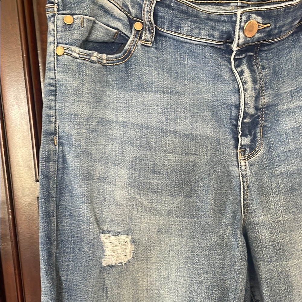 Liverpool Blue Ankle Cropped Jeans - Picture 5 of 6